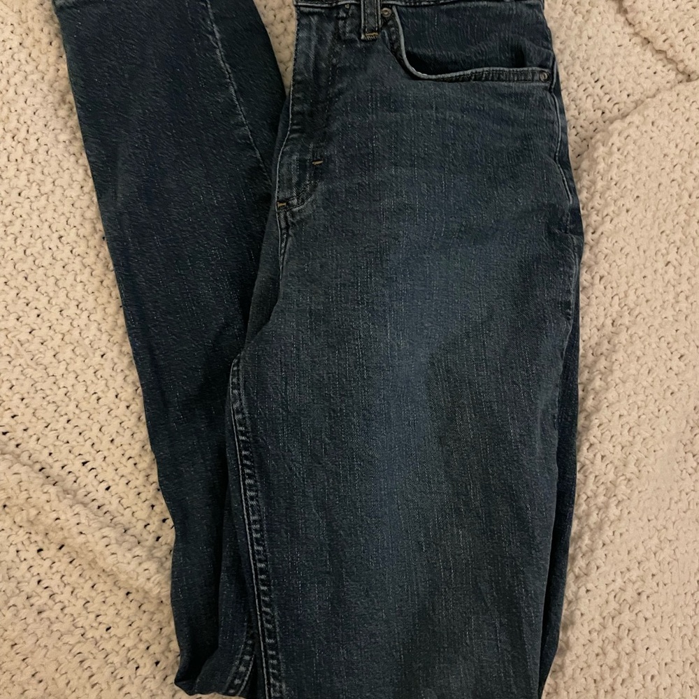 Lee Dark Blue Skinny Jeans 8 Long